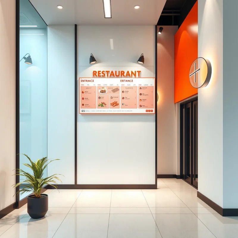 ป้ายร้านอาหาร อะคริลิค